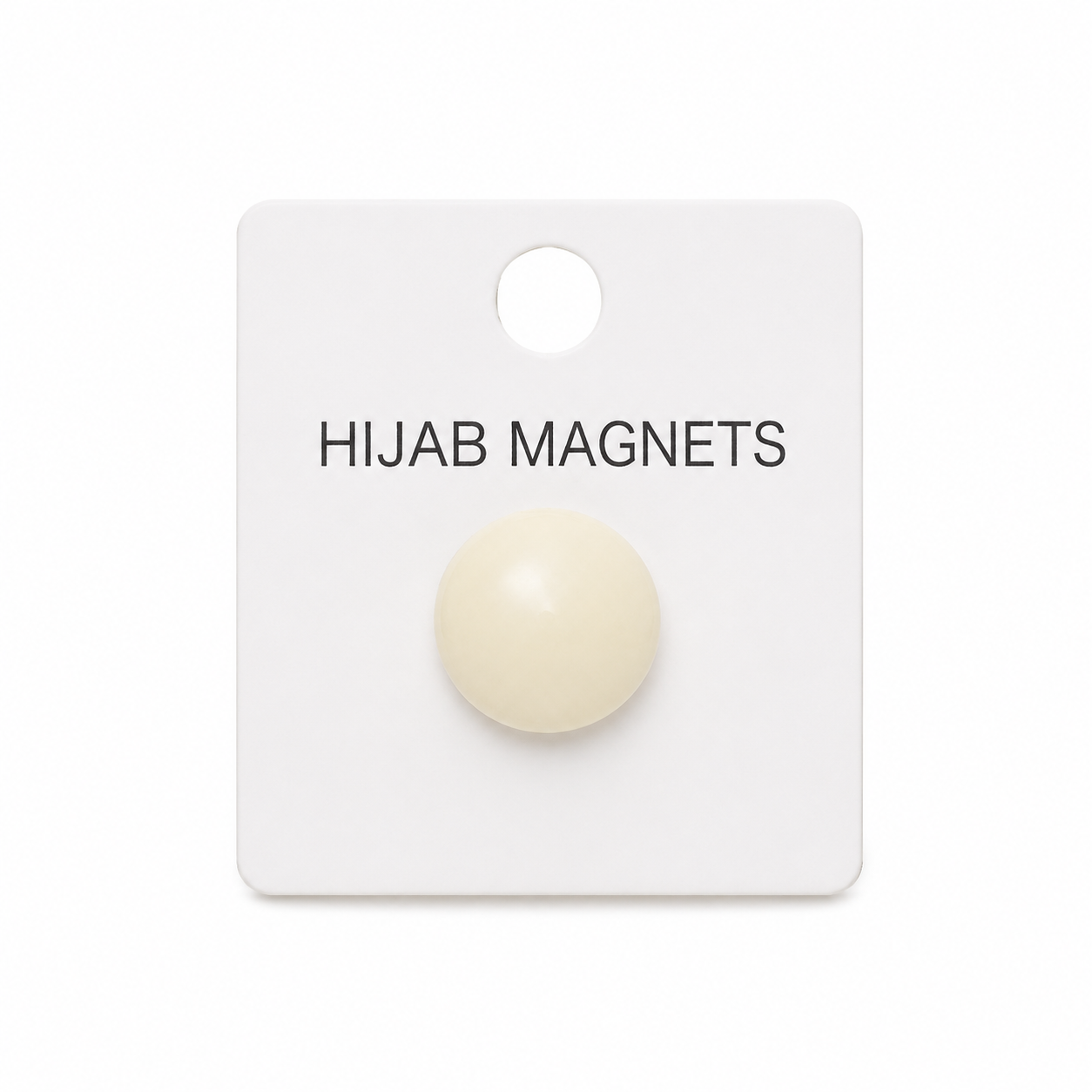 White Hijab Magnet